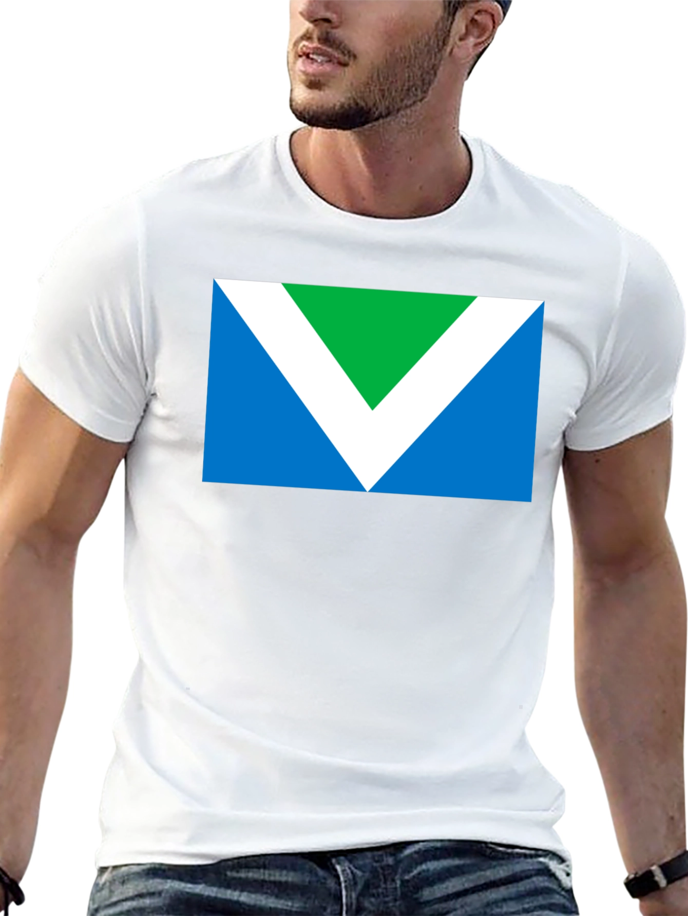Vegan Flag Graphic T-Shirt - Black