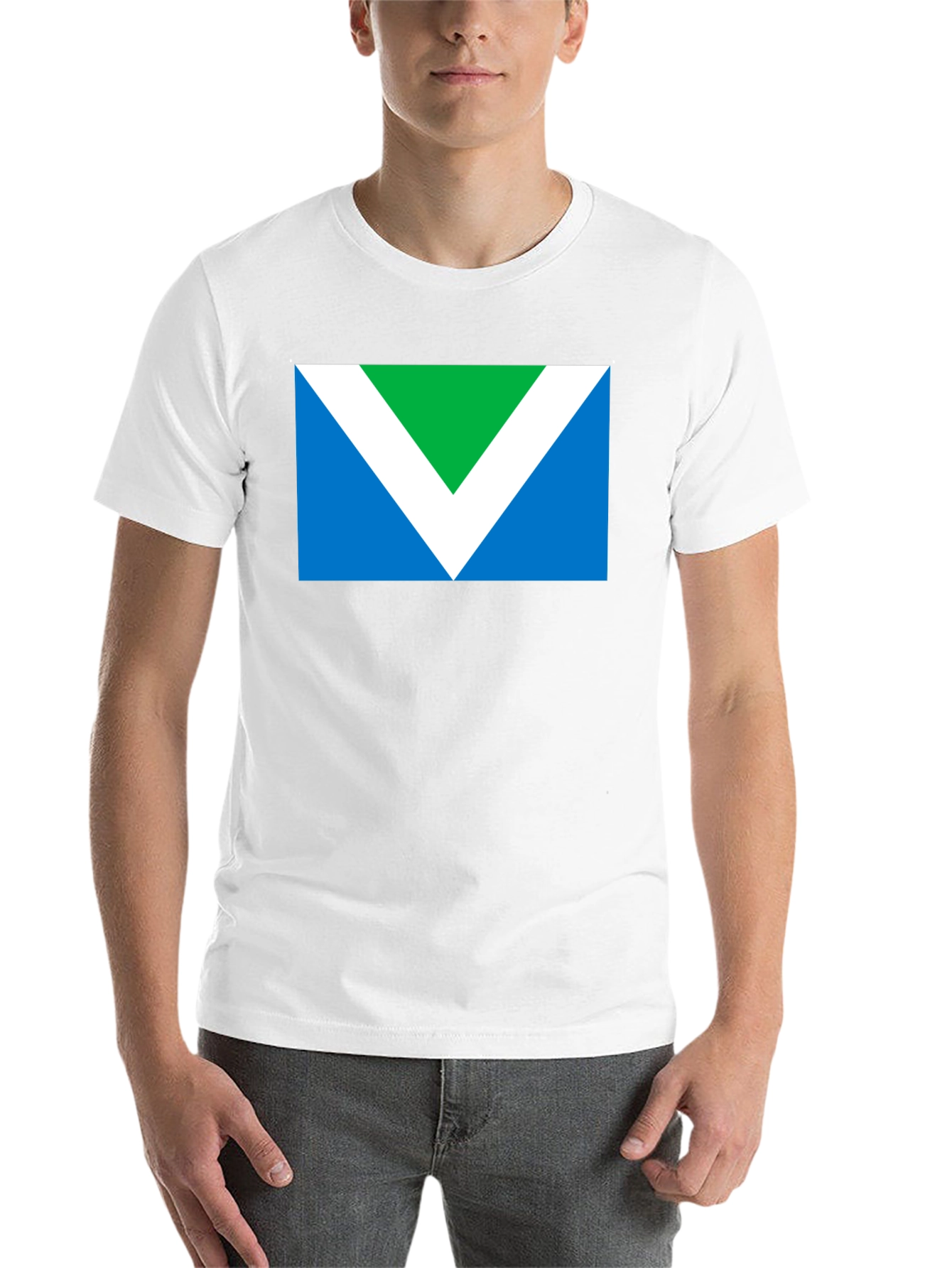 Vegan Flag Graphic T-Shirt - Black