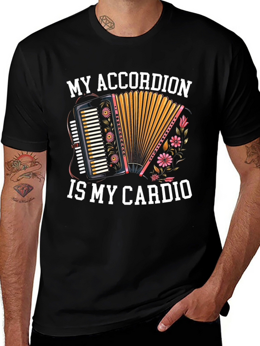 Accordion Cardio T-Shirt - Music Lover Tee