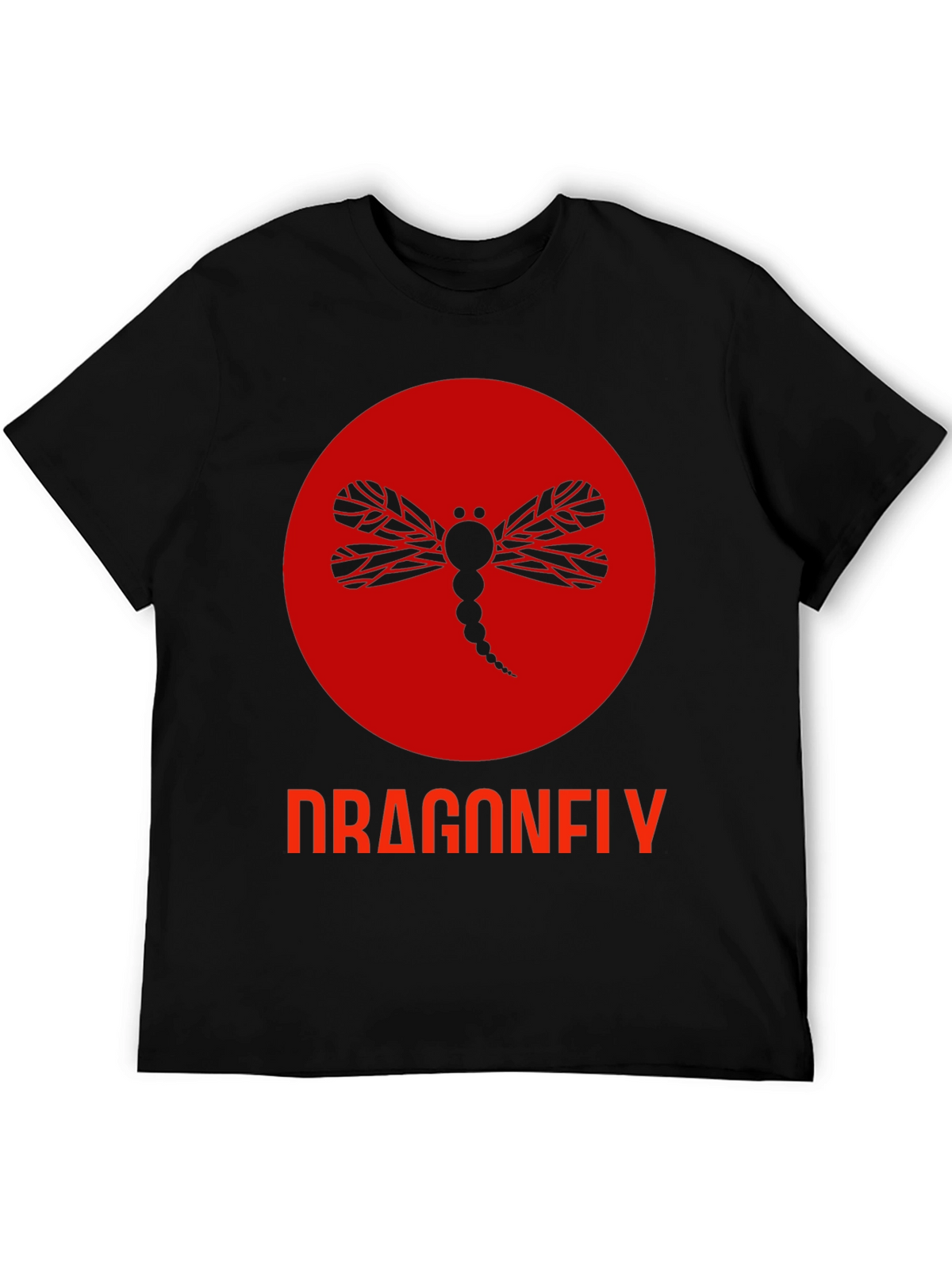 Dragonfly Graphic Tee - Black