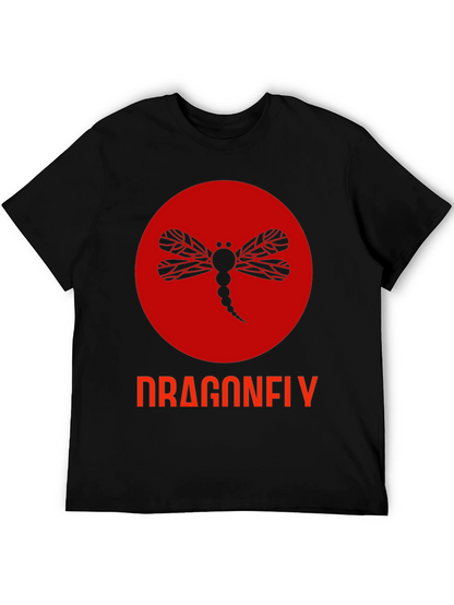 Dragonfly Graphic Tee - Black