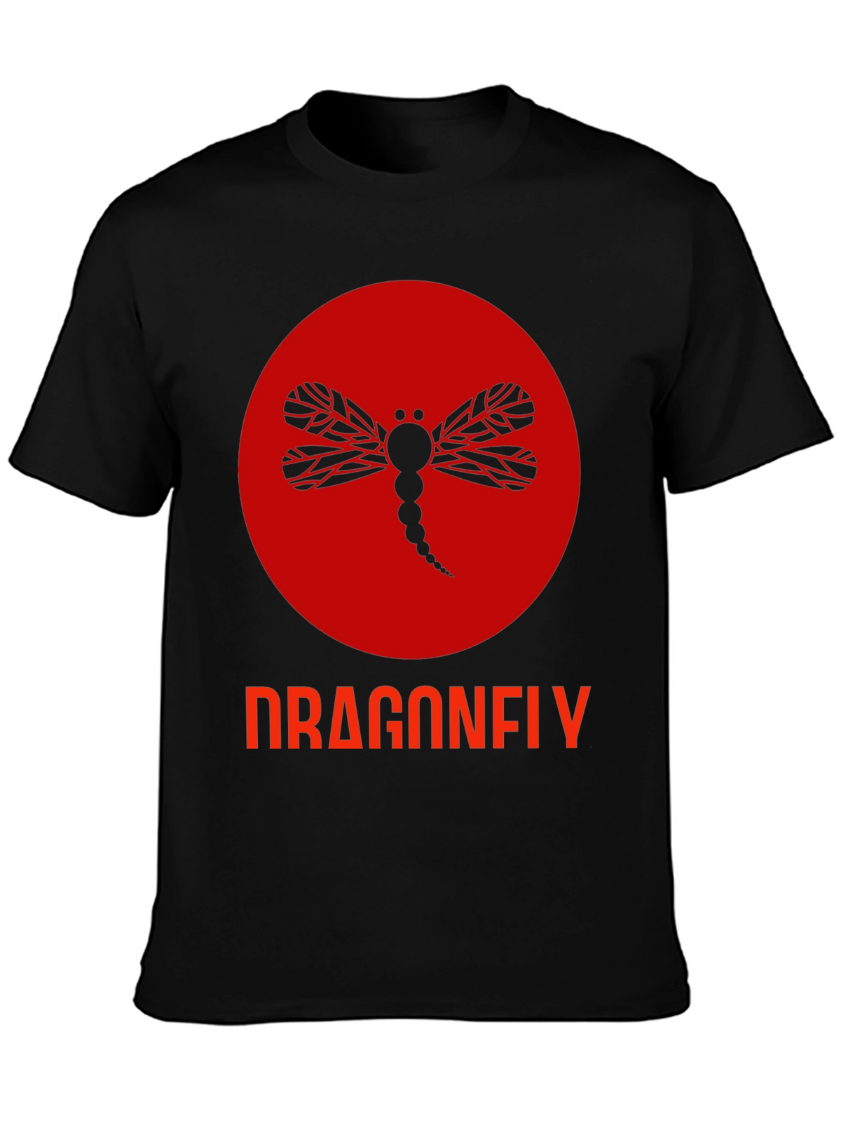 Dragonfly Graphic Tee - Black