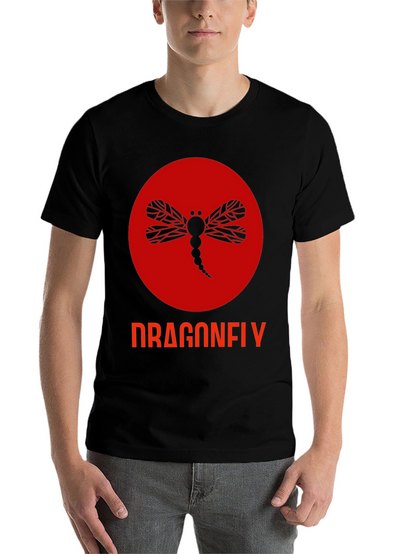 Dragonfly Graphic Tee - Black