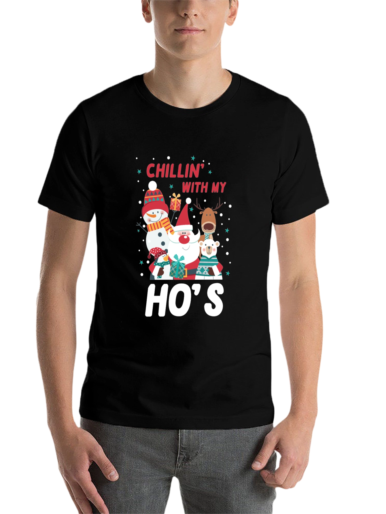 Chillin With My Hos Holiday T-Shirt