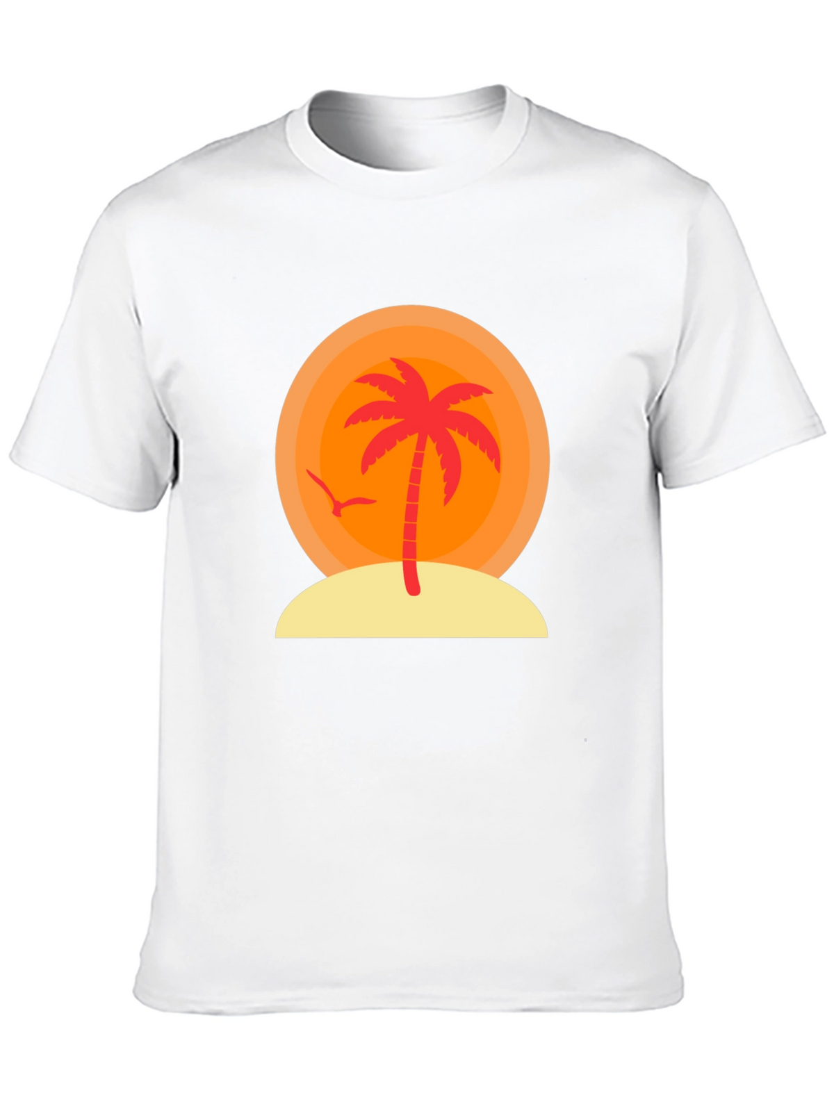 Sunset Palm Tree Graphic T-Shirt