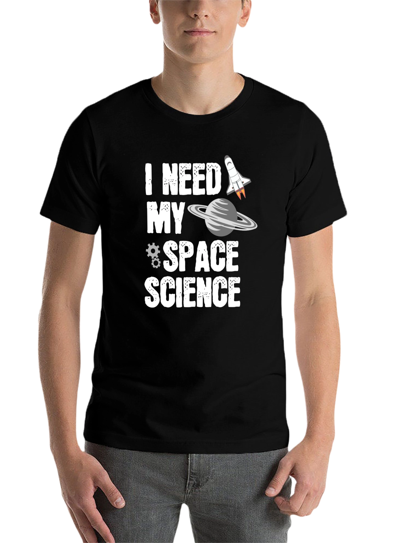 I Need My Space Science Graphic T-Shirt