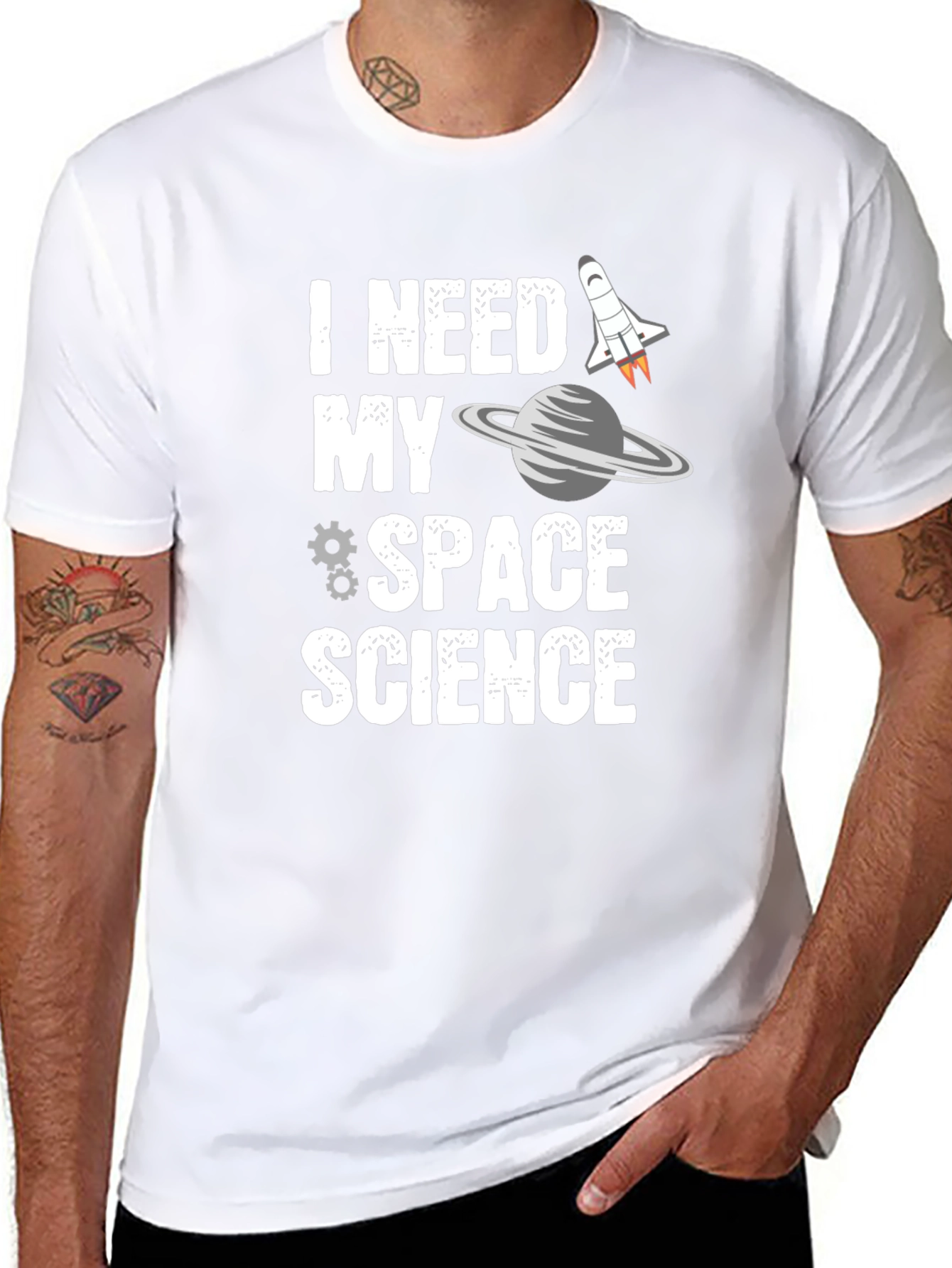 I Need My Space Science Graphic T-Shirt