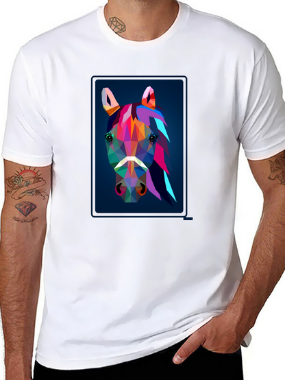 Geometric Horse Graphic Tee