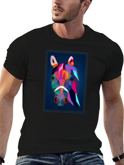 Geometric Horse Graphic Tee