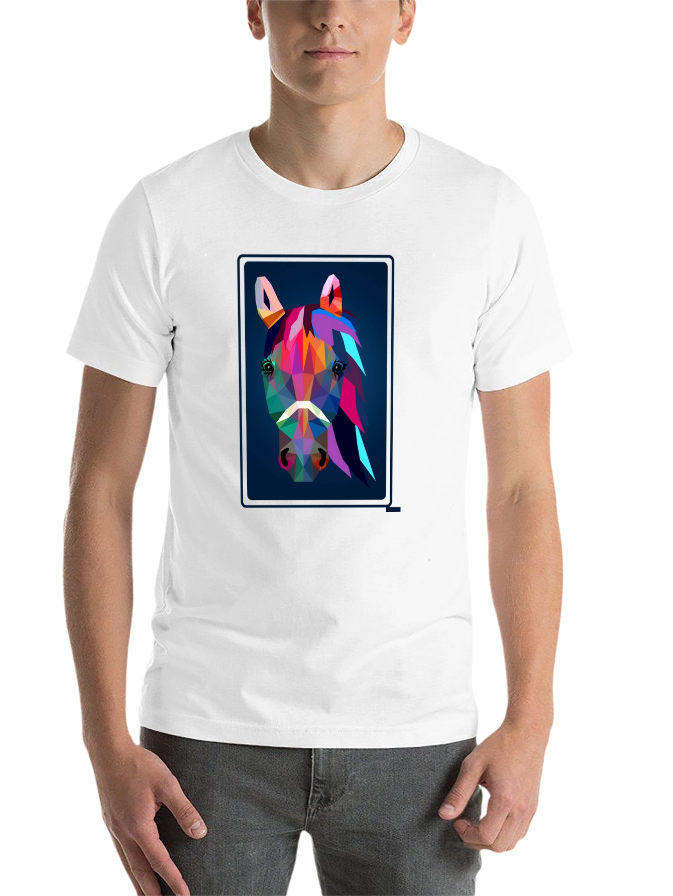 Geometric Horse Graphic Tee