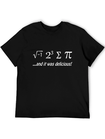Math Pun T-Shirt - Imaginary Number Ate Sum Pi