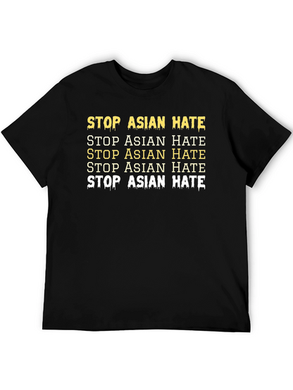 Stop Asian Hate Graphic Tee - Unisex Activism T-Shirt