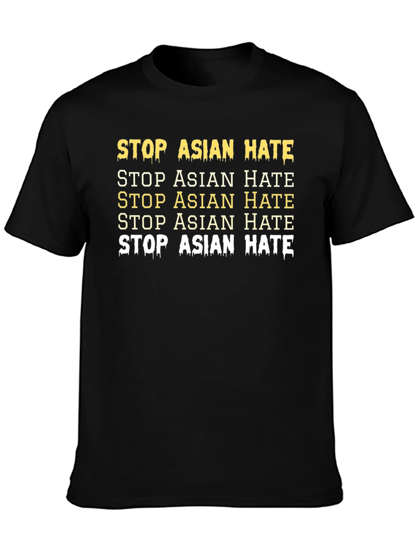 Stop Asian Hate Graphic Tee - Unisex Activism T-Shirt
