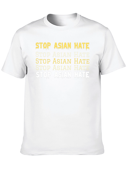 Stop Asian Hate Graphic Tee - Unisex Activism T-Shirt