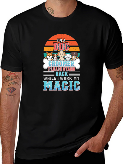 Dog Groomer Magic T-Shirt - Pet Lover Tee