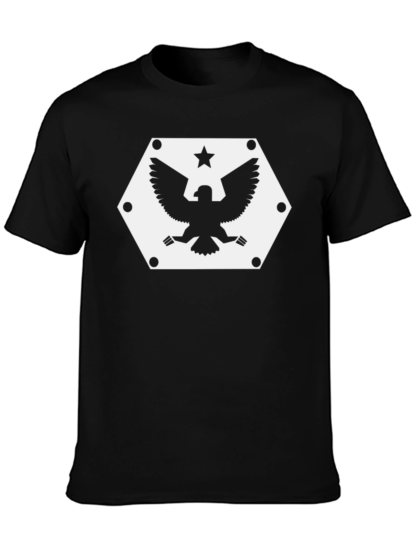Eagle Star Graphic Tee - Black T-Shirt