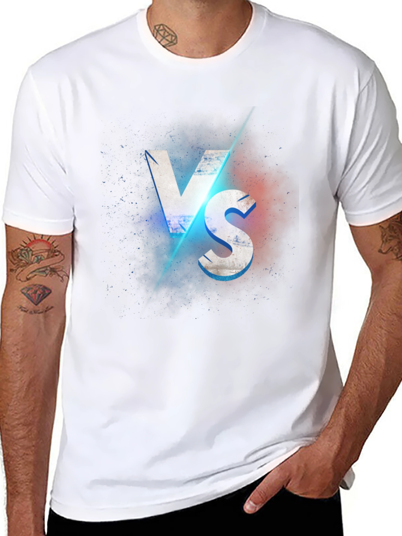 Versus Graphic Tee - Epic Battle T-Shirt