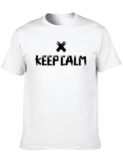 Keep Calm Black Graphic Tee