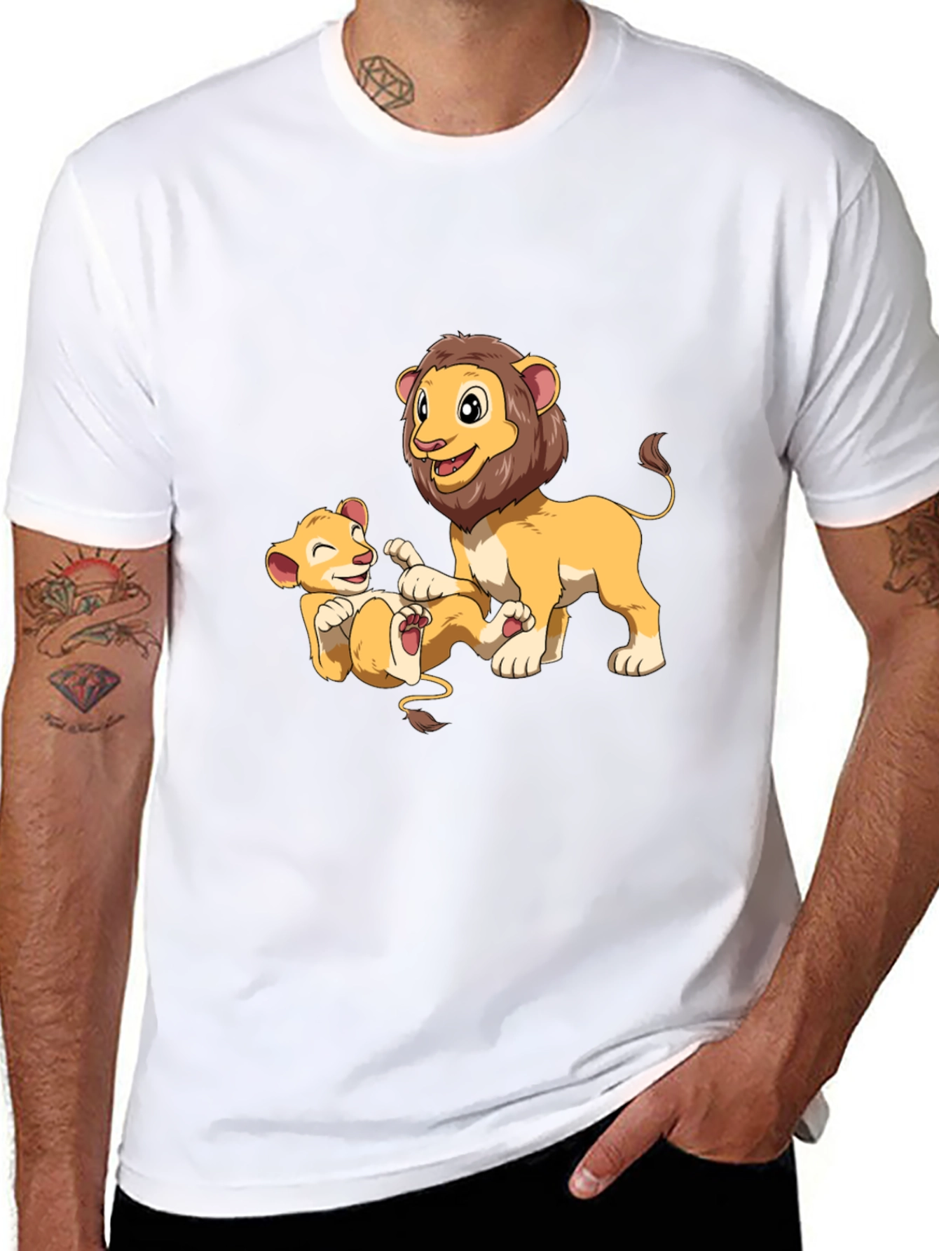 Lion King T-Shirt - Simba and Mufasa
