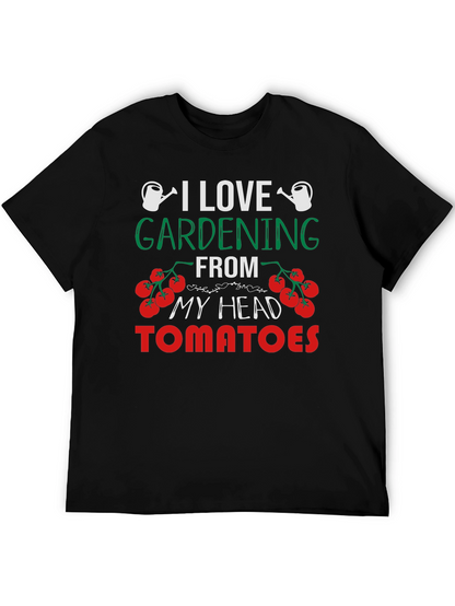 Gardening Lover Tee: Head Tomatoes Graphic T-Shirt