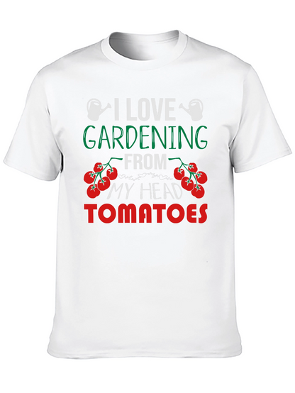 Gardening Lover Tee: Head Tomatoes Graphic T-Shirt