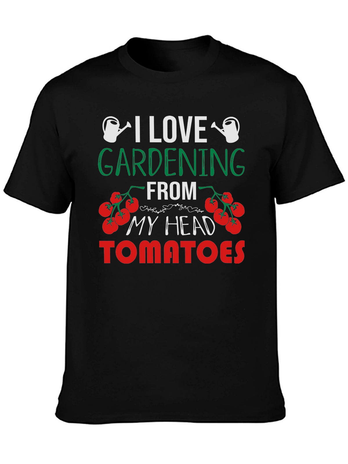 Gardening Lover Tee: Head Tomatoes Graphic T-Shirt