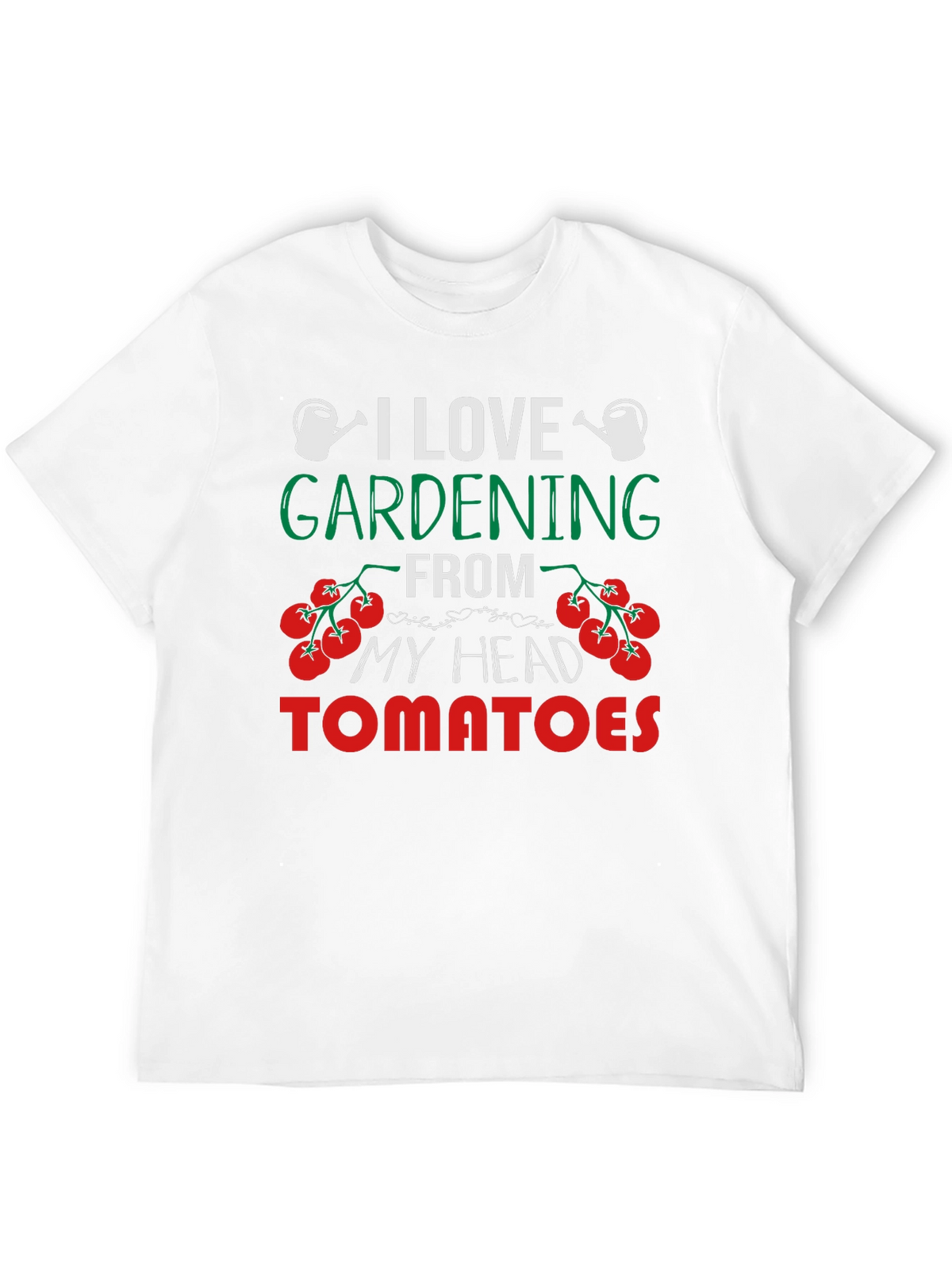 Gardening Lover Tee: Head Tomatoes Graphic T-Shirt