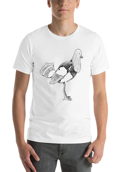 Bird Graphic Black T-Shirt