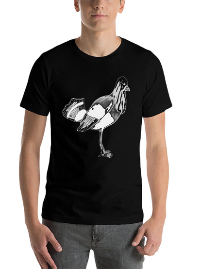 Bird Graphic Black T-Shirt