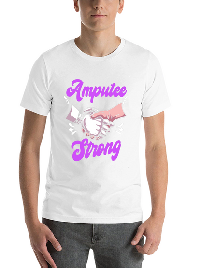 Amputee Strong T-Shirt - Handshake Design