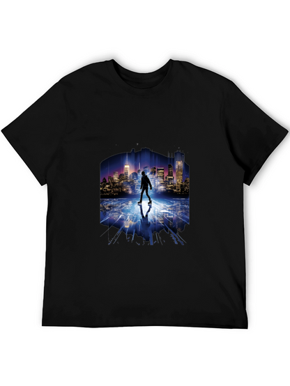 Cityscape Reflection T-Shirt - Urban Style