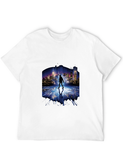 Cityscape Reflection T-Shirt - Urban Style