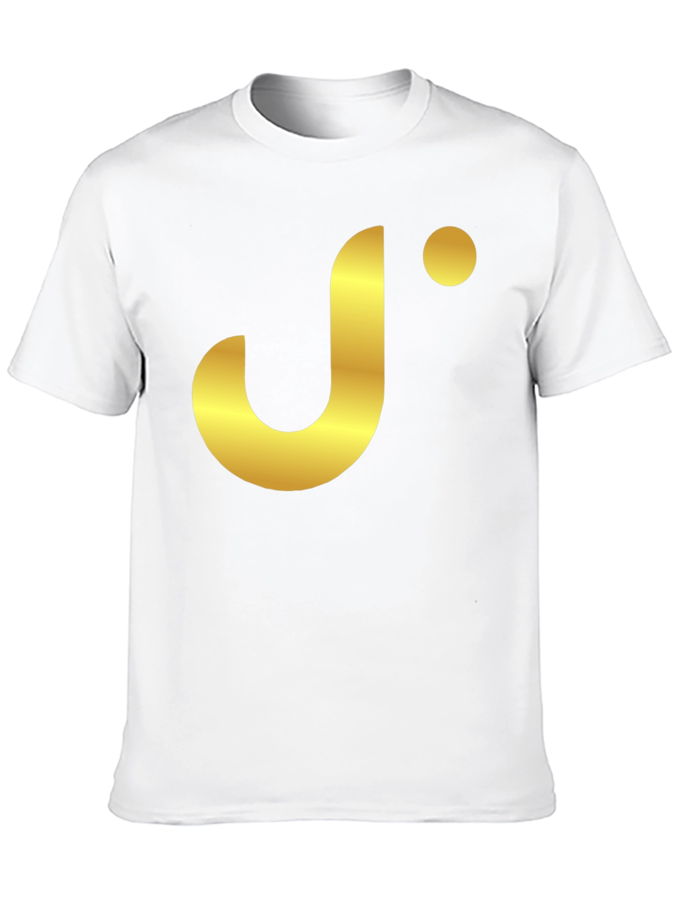 Stylish Black T-Shirt with Gold J Logo