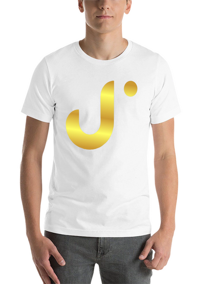 Stylish Black T-Shirt with Gold J Logo