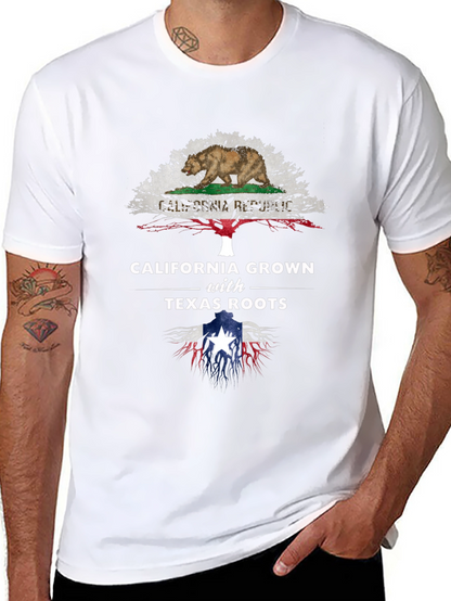 California Grown with Texas Roots Graphic Tee