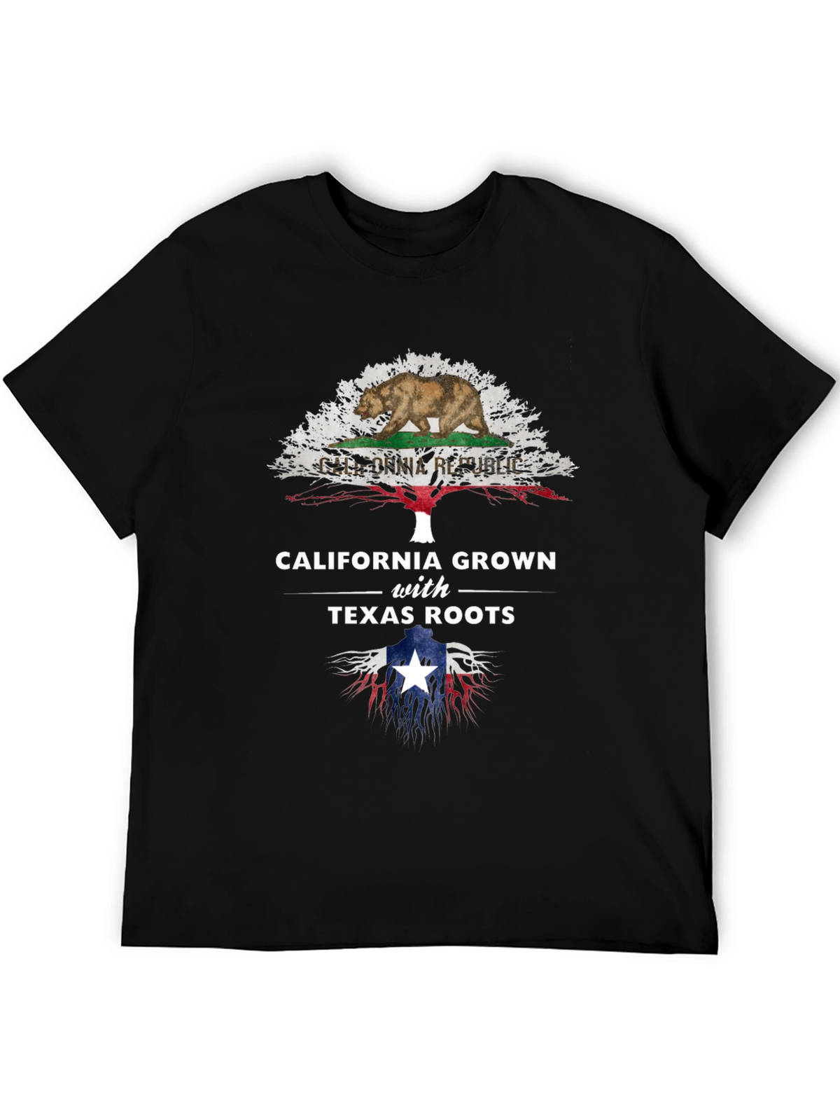 California Grown with Texas Roots Graphic Tee