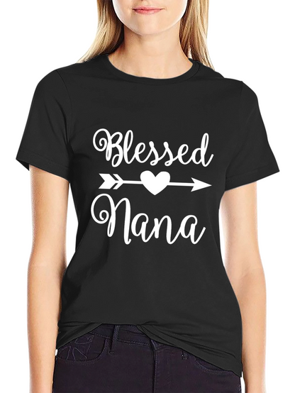 Blessed Nana T-Shirt - Heart Arrow Design