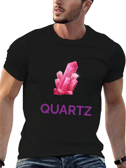 Funny Quartz Crystal Graphic T-Shirt