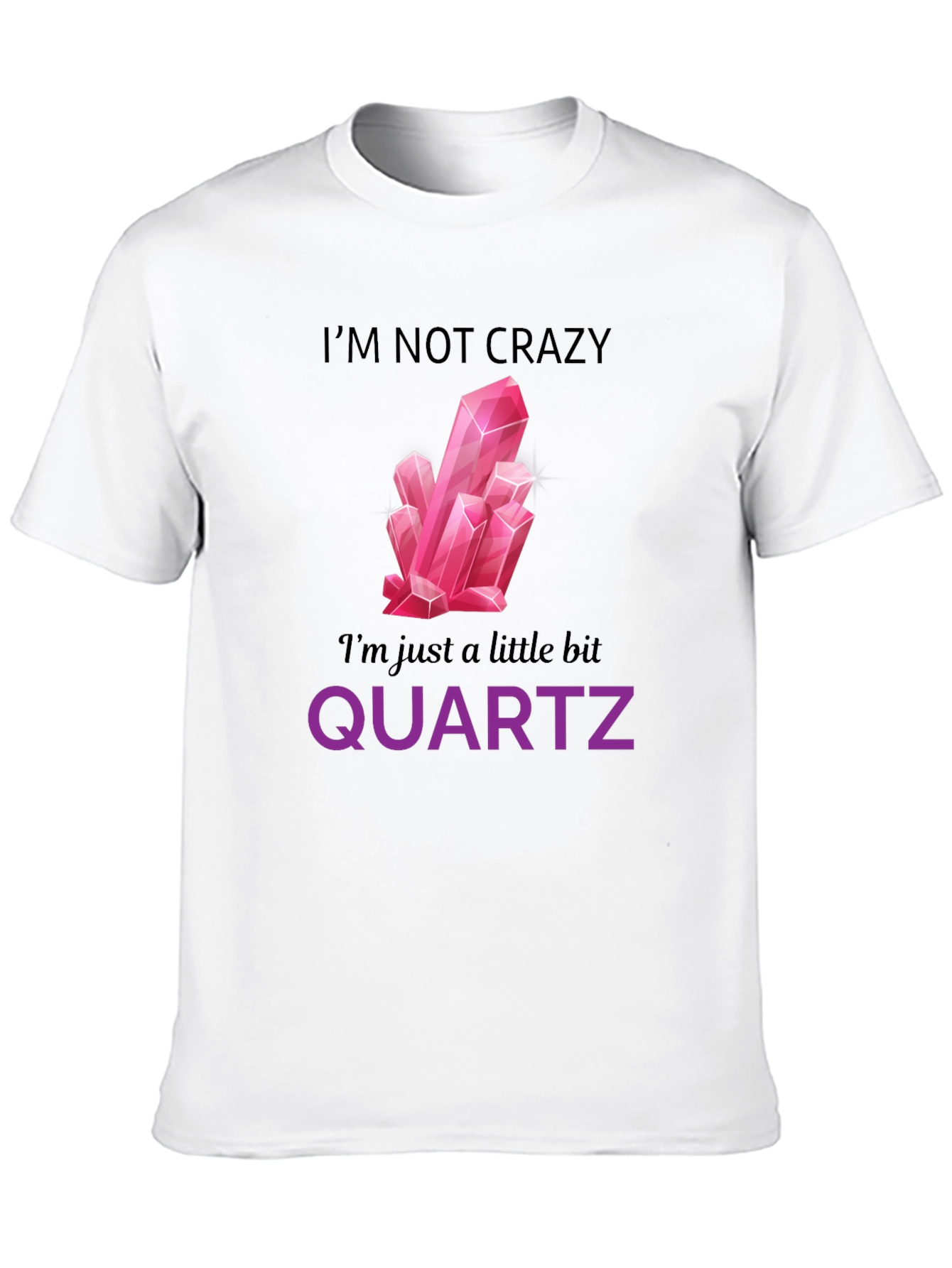 Funny Quartz Crystal Graphic T-Shirt