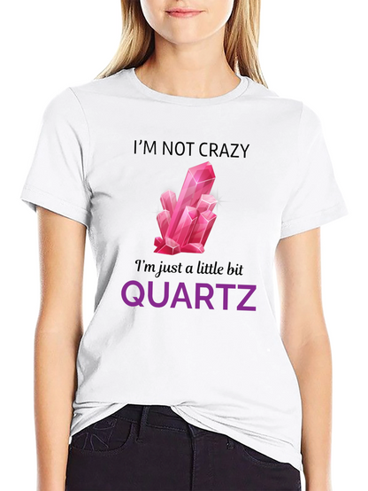 Funny Quartz Crystal Graphic T-Shirt