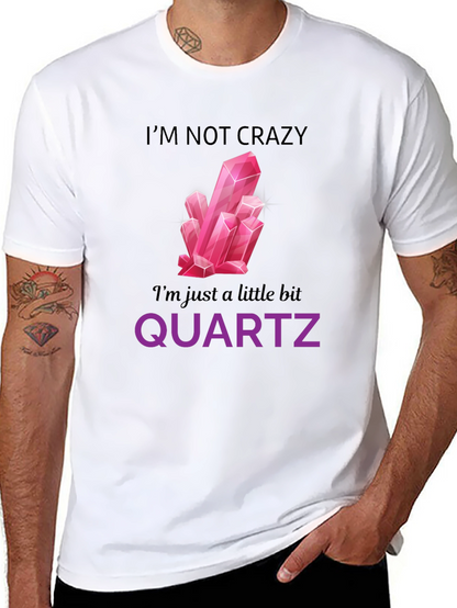 Funny Quartz Crystal Graphic T-Shirt