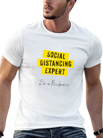 Social Distancing Expert - Freelancer Graphic T-Shirt