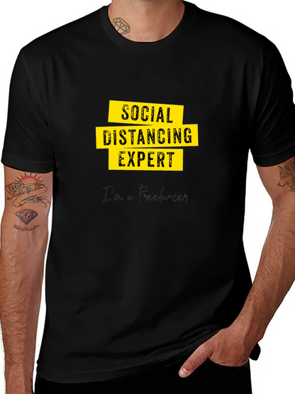 Social Distancing Expert - Freelancer Graphic T-Shirt