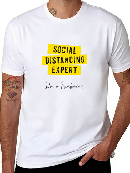 Social Distancing Expert - Freelancer Graphic T-Shirt