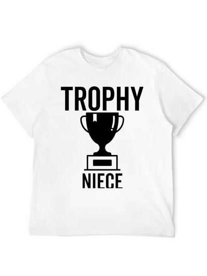 Trophy Niece Graphic Tee - Black Cotton T-Shirt