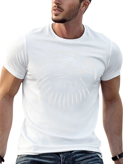 Black Eagle Head Graphic T-Shirt