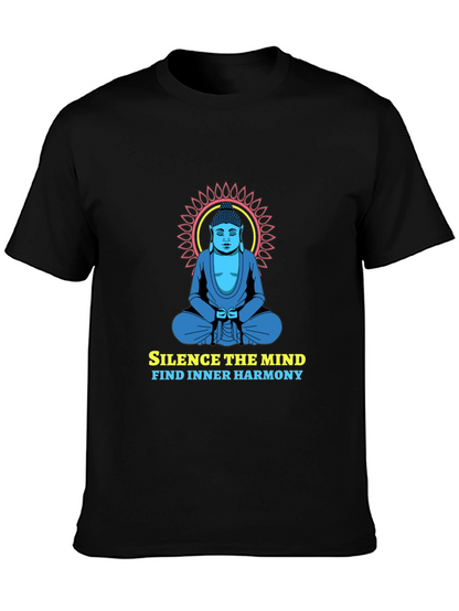 Mindful Harmony Tee - Buddha Graphic T-Shirt