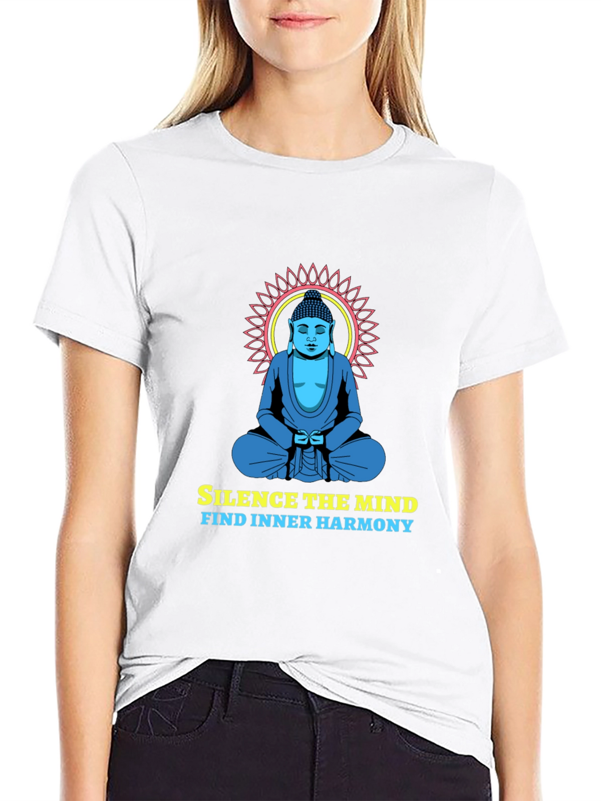 Mindful Harmony Tee - Buddha Graphic T-Shirt