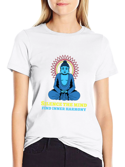 Mindful Harmony Tee - Buddha Graphic T-Shirt