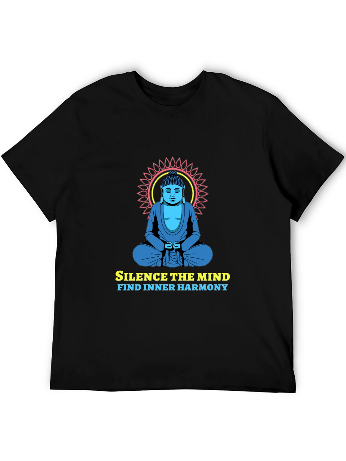 Mindful Harmony Tee - Buddha Graphic T-Shirt
